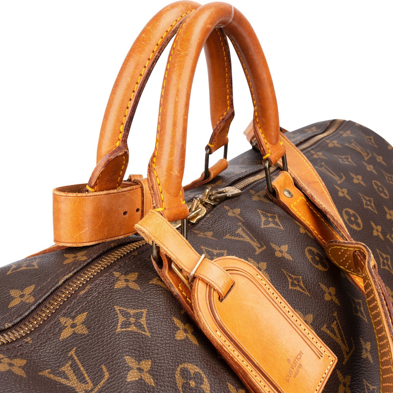 Louis Vuitton Louis Vuitton Canvas Monogram Keepall 60 Bandouliere Bruin