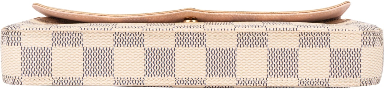 Louis Vuitton Louis Vuitton Damier Azur Felicie Crossbody Bag Wit