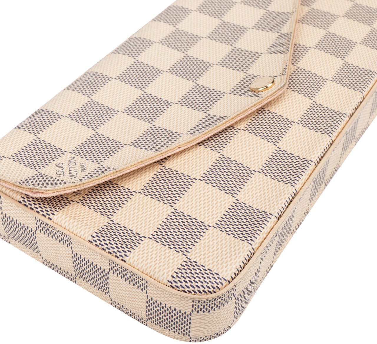 Louis Vuitton Louis Vuitton Damier Azur Felicie Crossbody Bag Wit