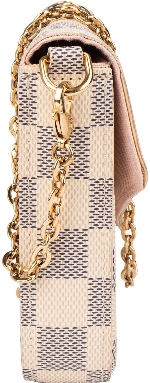 Louis Vuitton Louis Vuitton Damier Azur Felicie Crossbody Bag Wit