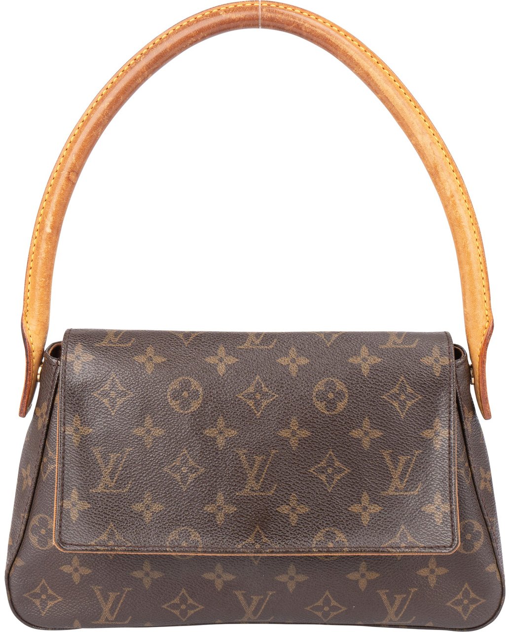 Louis Vuitton Canvas Monogram Looping PM Handbag Bruin