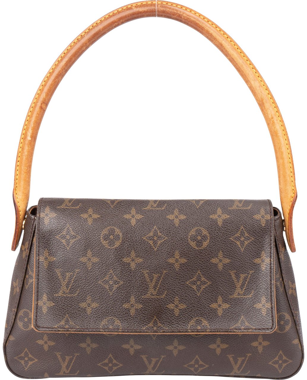 Louis Vuitton Louis Vuitton Canvas Monogram Looping PM Handbag Bruin