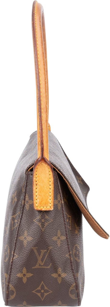 Louis Vuitton Canvas Monogram Looping PM Handbag Bruin