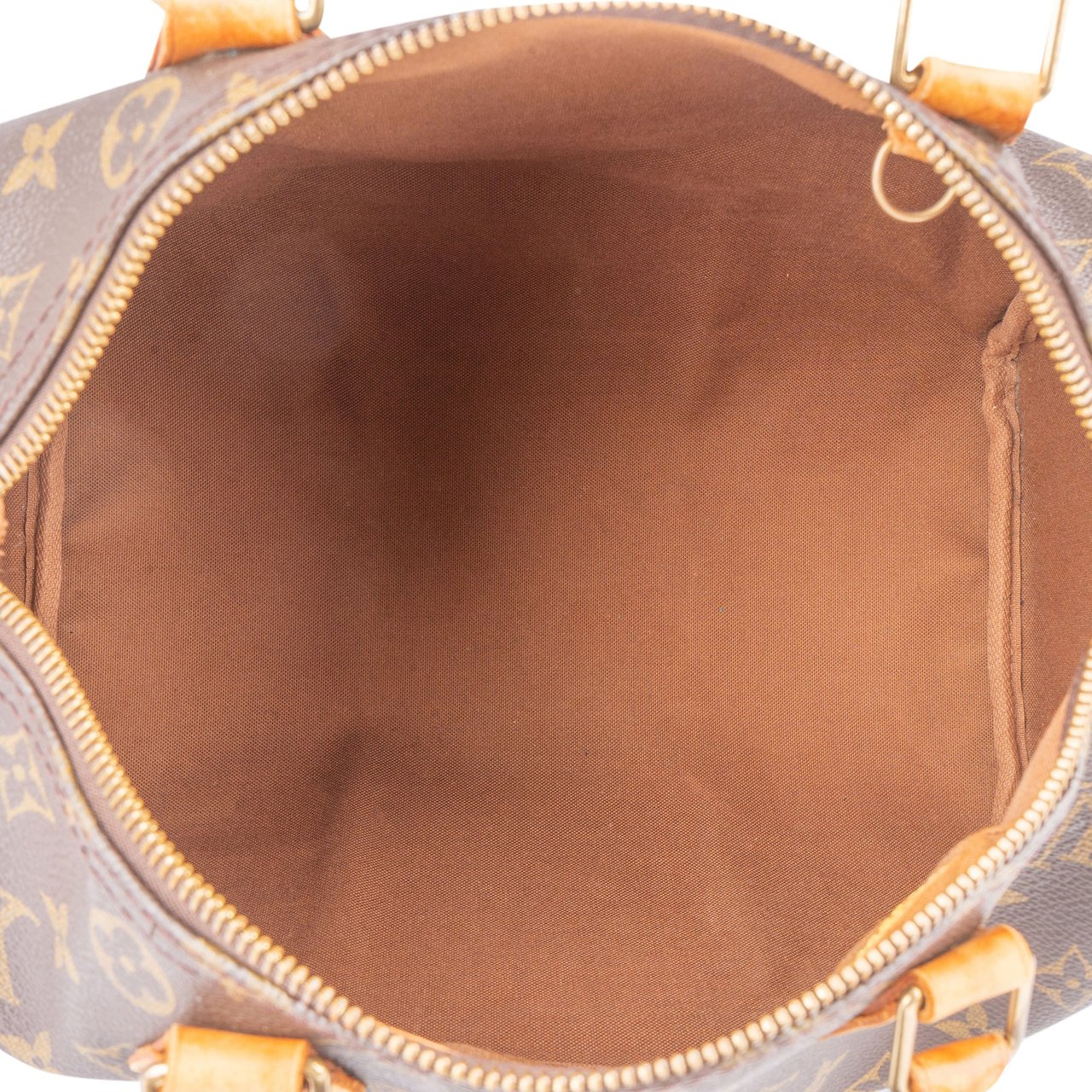 Louis Vuitton Louis Vuitton Canvas Monogram Speedy 30 Handbag Bruin