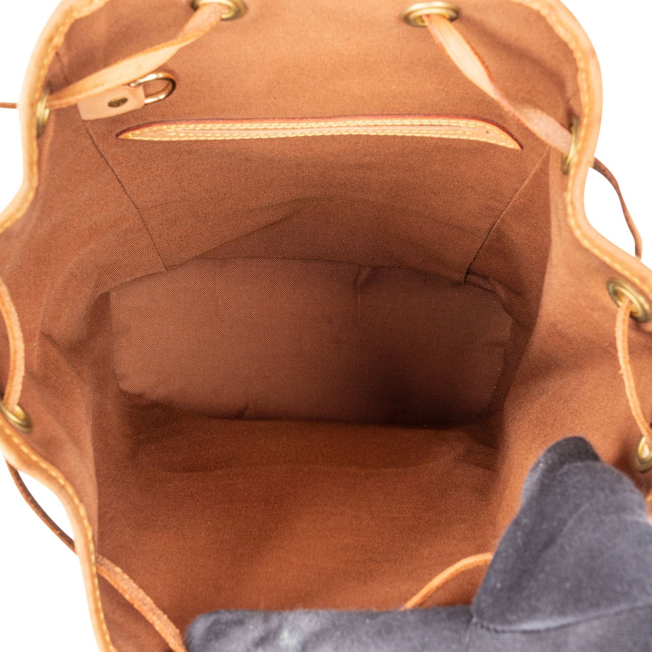 Louis Vuitton Louis Vuitton Canvas Monogram Montsouris MM Handbag Bruin
