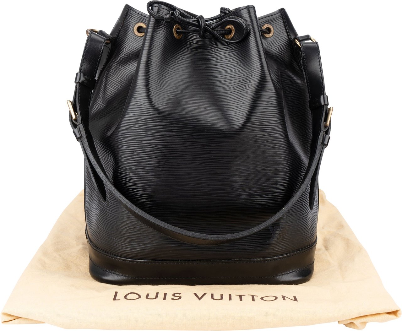 Louis Vuitton Louis Vuitton Noir Epi Leather Sac Noe Grande Shoulder Bag Zwart