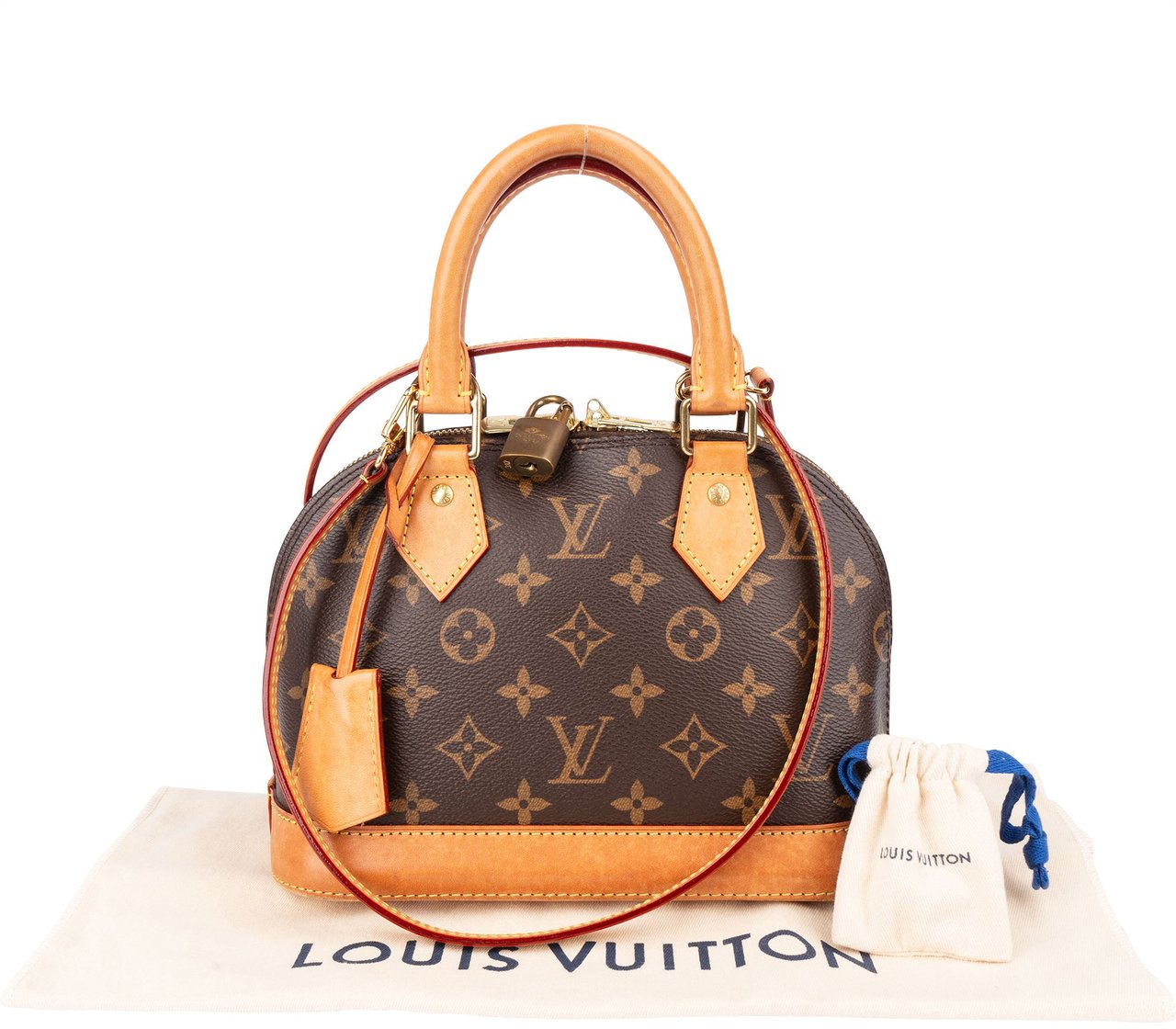 Louis Vuitton Louis Vuitton Canvas Monogram Alma BB Handbag Bruin