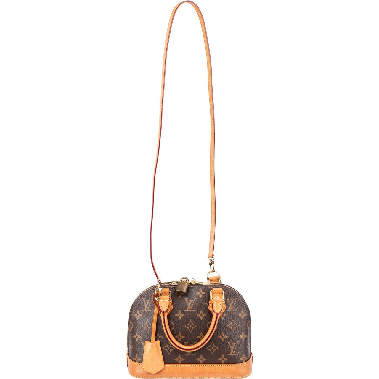 Louis Vuitton Louis Vuitton Canvas Monogram Alma BB Handbag Bruin