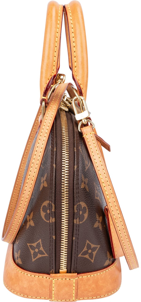 Louis Vuitton Louis Vuitton Canvas Monogram Alma BB Handbag Bruin
