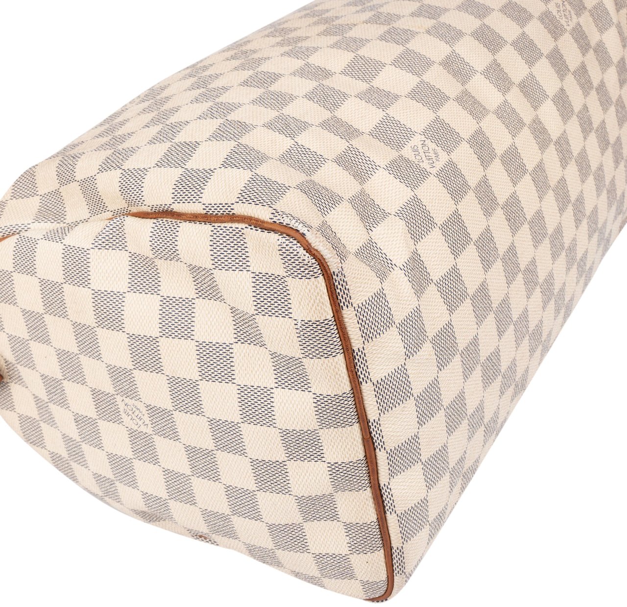 Louis Vuitton Louis Vuitton Damier Azur Monogram Speedy 35 Handbag Wit