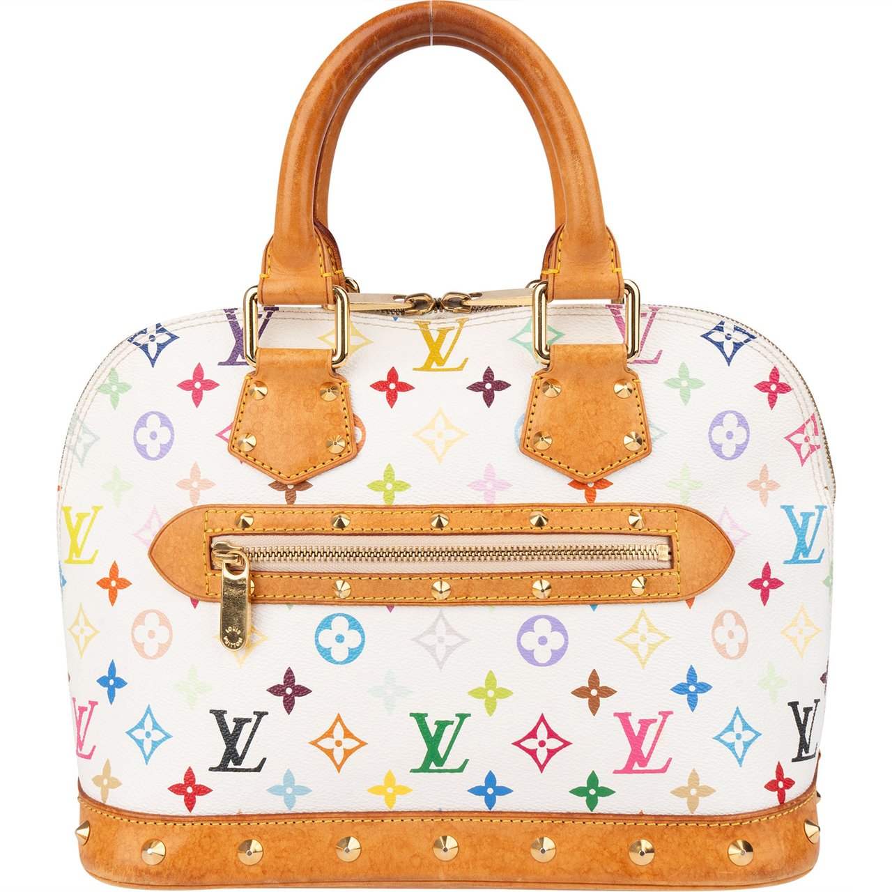 Louis Vuitton Louis Vuitton Murakami Multicolor Alma PM Handbag Wit