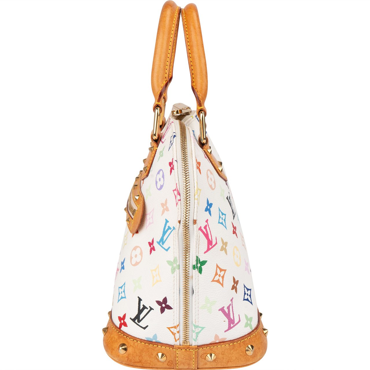 Louis Vuitton Louis Vuitton Murakami Multicolor Alma PM Handbag Wit