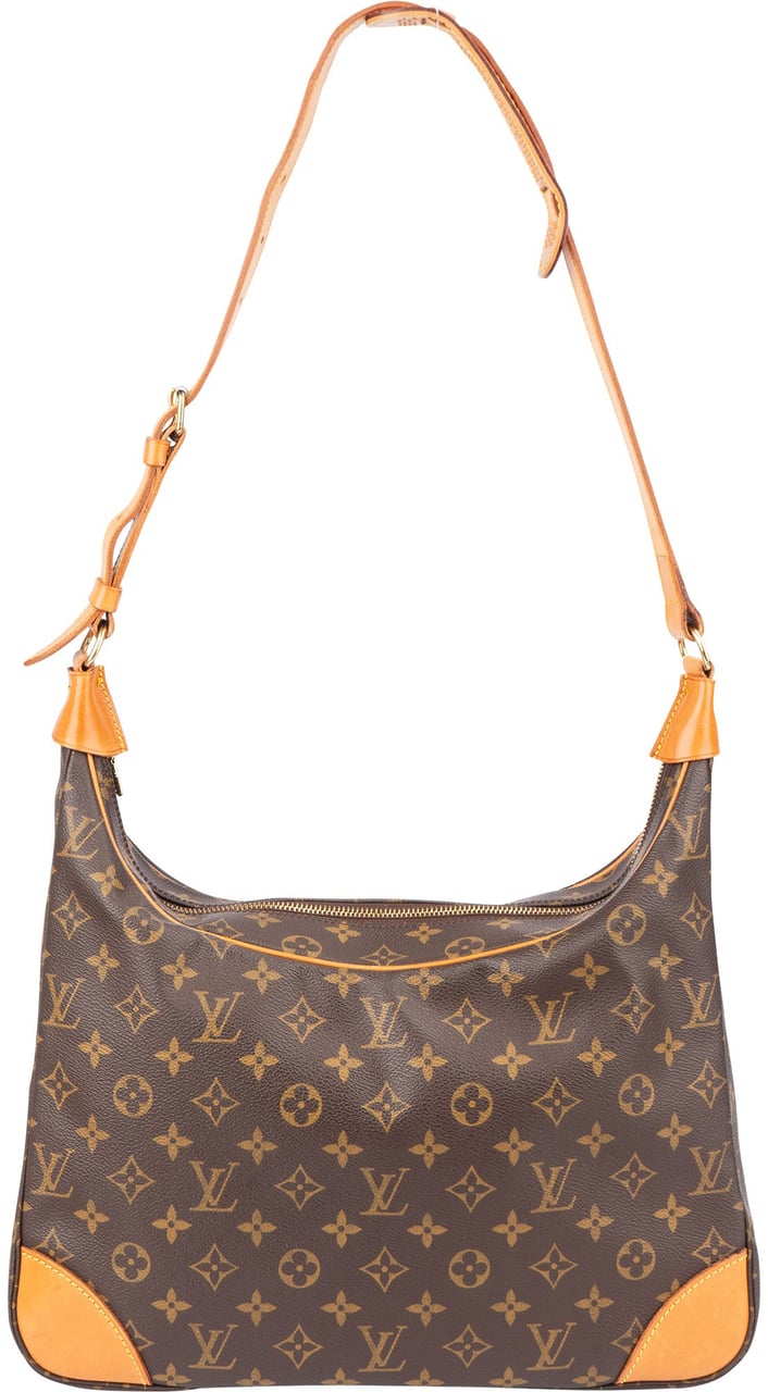 Louis Vuitton Louis Vuitton Canvas Monogram Boulogne Crossbody Bag Bruin
