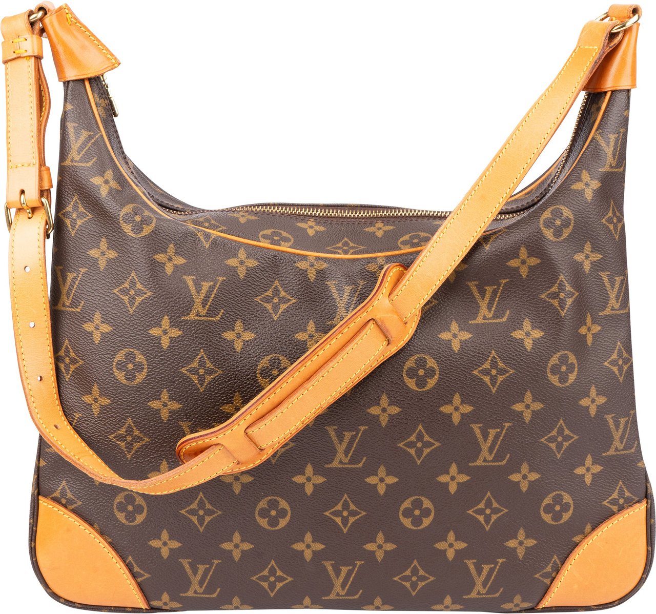 Louis Vuitton Louis Vuitton Canvas Monogram Boulogne Crossbody Bag Bruin