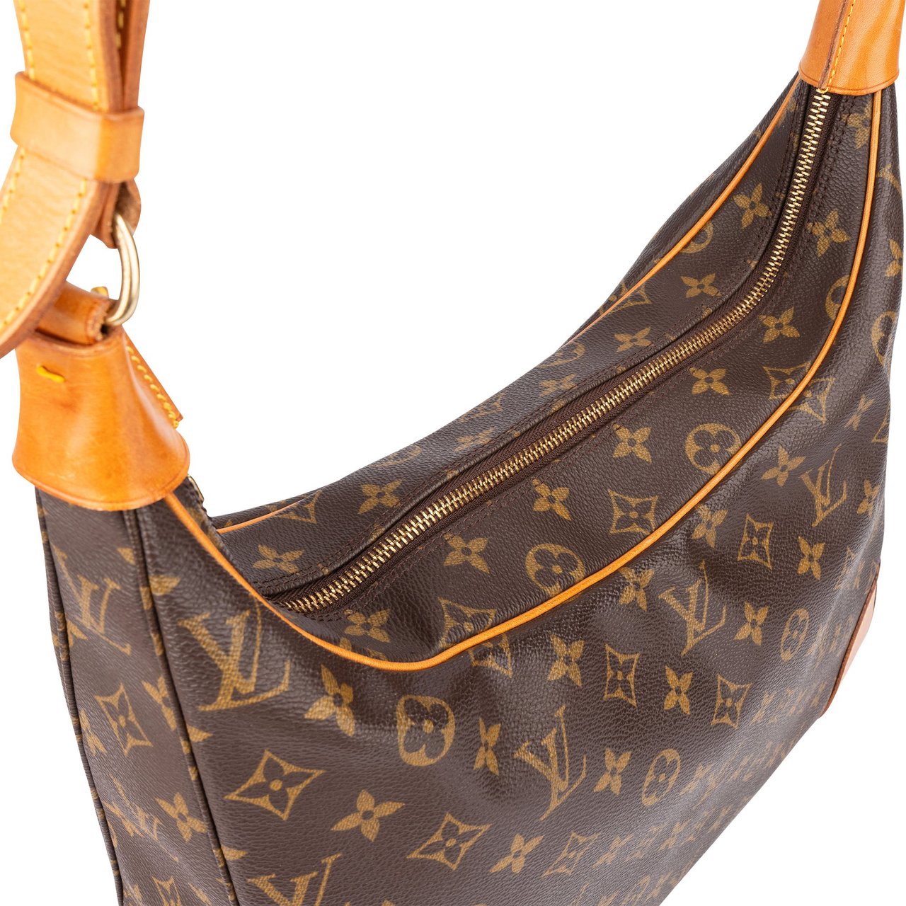 Louis Vuitton Louis Vuitton Canvas Monogram Boulogne Crossbody Bag Bruin