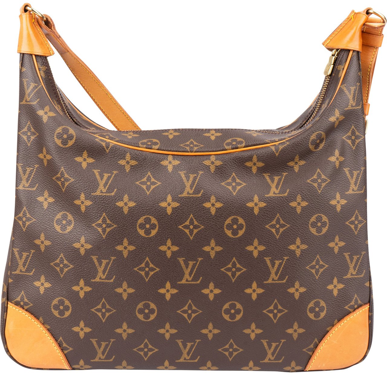 Louis Vuitton Louis Vuitton Canvas Monogram Boulogne Crossbody Bag Bruin