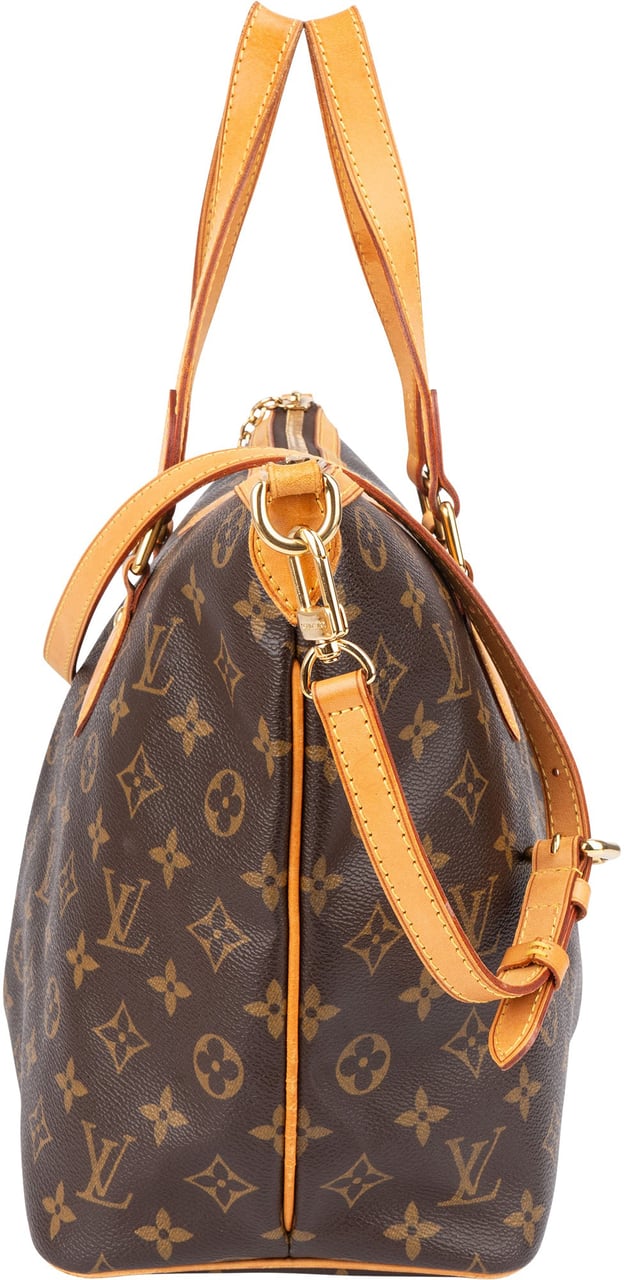 Louis Vuitton Louis Vuitton Canvas Monogram Palermo MM Handbag Bruin