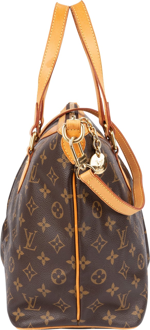 Louis Vuitton Louis Vuitton Canvas Monogram Palermo MM Handbag Bruin