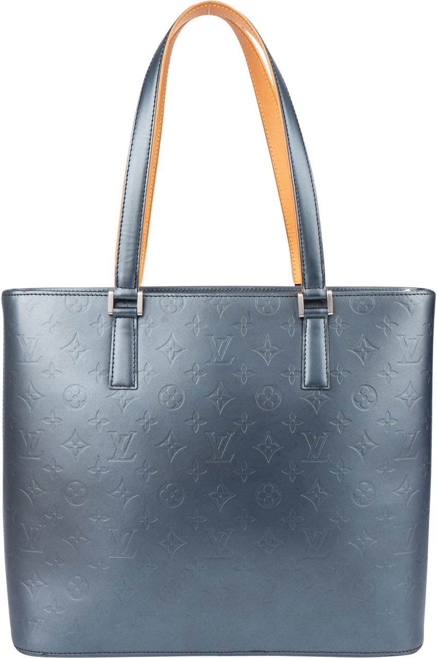 Louis Vuitton Louis Vuitton Mat Vernis Monogram Wilwood Handbag Blauw