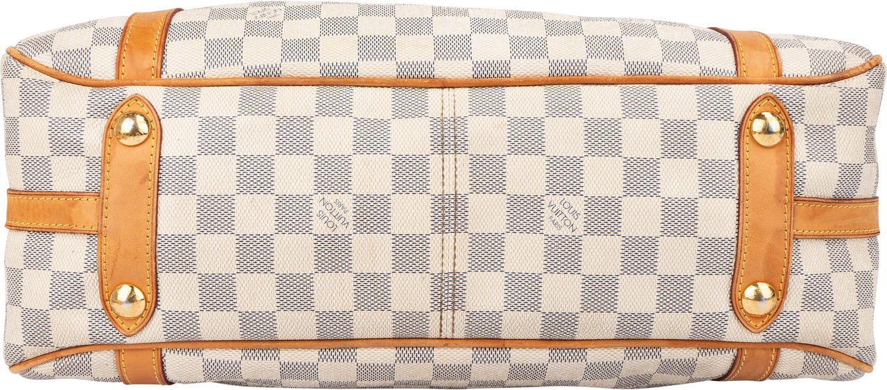 Louis Vuitton Louis Vuitton Damier Azur Monogram Stresa PM Shoulder Bag Wit