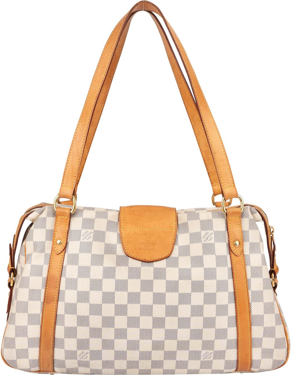 Louis Vuitton Damier Azur Monogram Stresa PM Shoulder Bag Wit