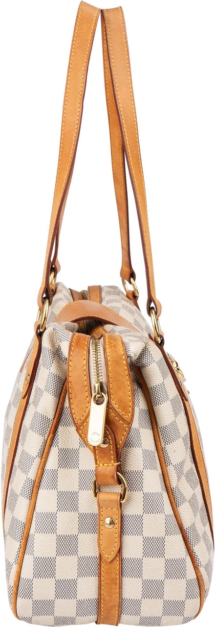 Louis Vuitton Louis Vuitton Damier Azur Monogram Stresa PM Shoulder Bag Wit