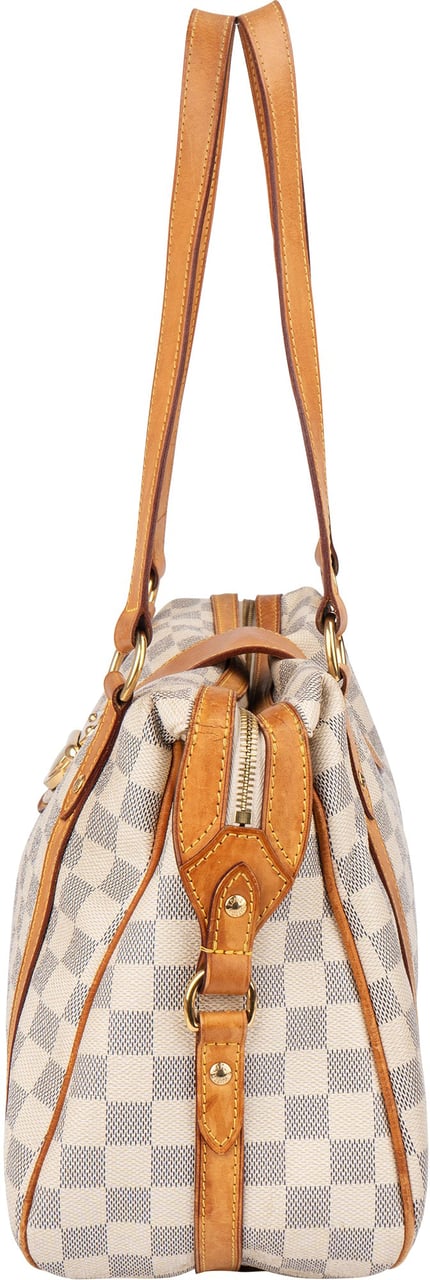 Louis Vuitton Louis Vuitton Damier Azur Monogram Stresa PM Shoulder Bag Wit