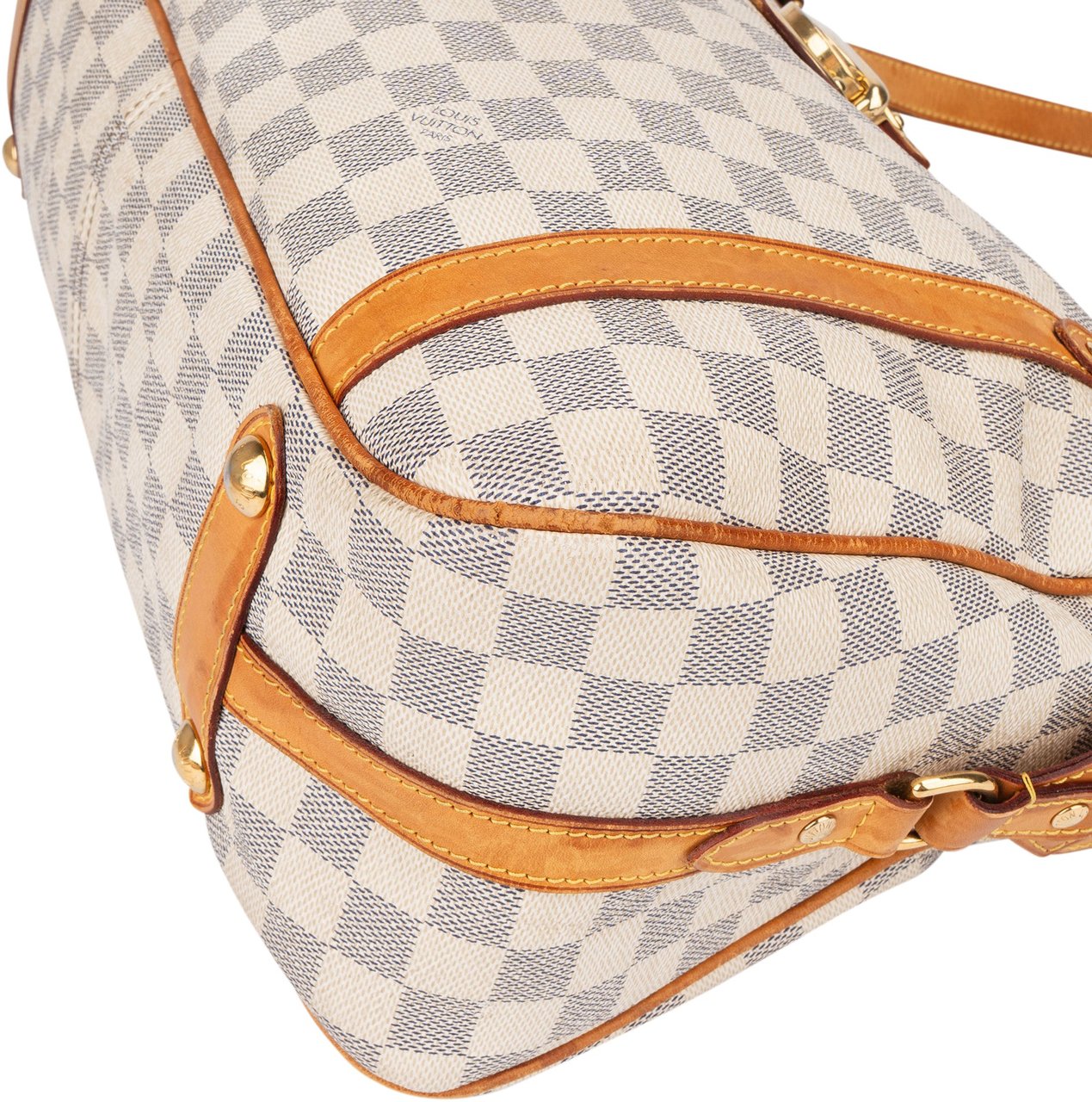 Louis Vuitton Louis Vuitton Damier Azur Monogram Stresa PM Shoulder Bag Wit