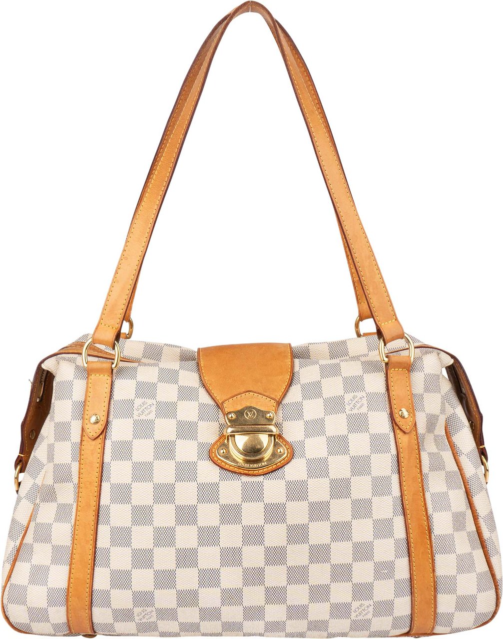 Louis Vuitton Damier Azur Monogram Stresa PM Shoulder Bag Wit