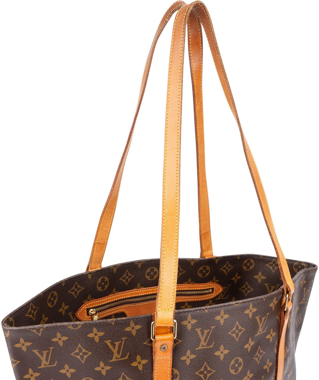 Louis Vuitton Louis Vuitton Canvas Monogram Sac Shopping Shoulder Bag Bruin