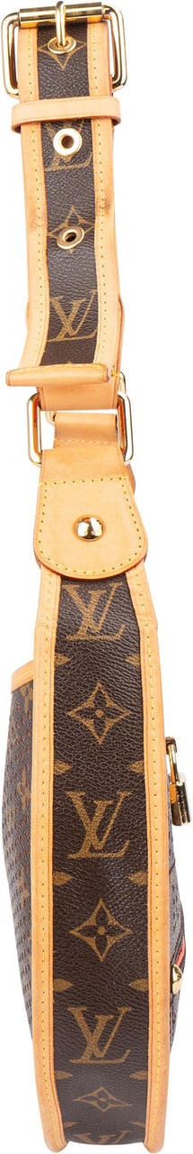 Louis Vuitton Louis Vuitton Limited Perforated Demi Lune Shoulder Bag Bruin
