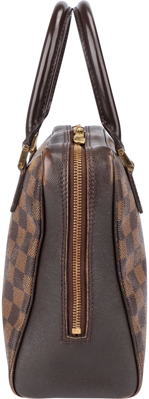 Louis Vuitton Damier Ebene Monogram Brera Handbag Bruin