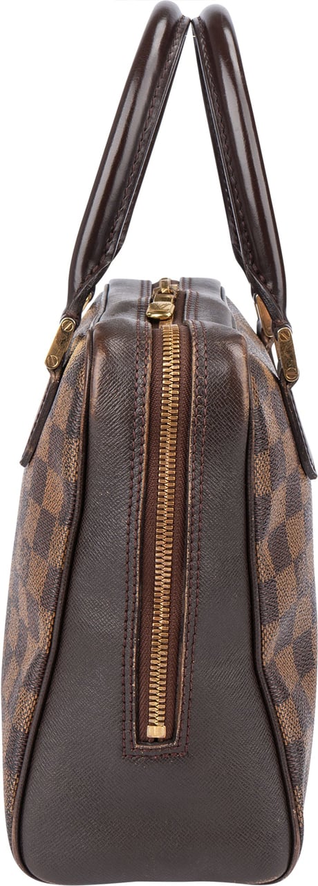 Louis Vuitton Damier Ebene Monogram Brera Handbag Bruin