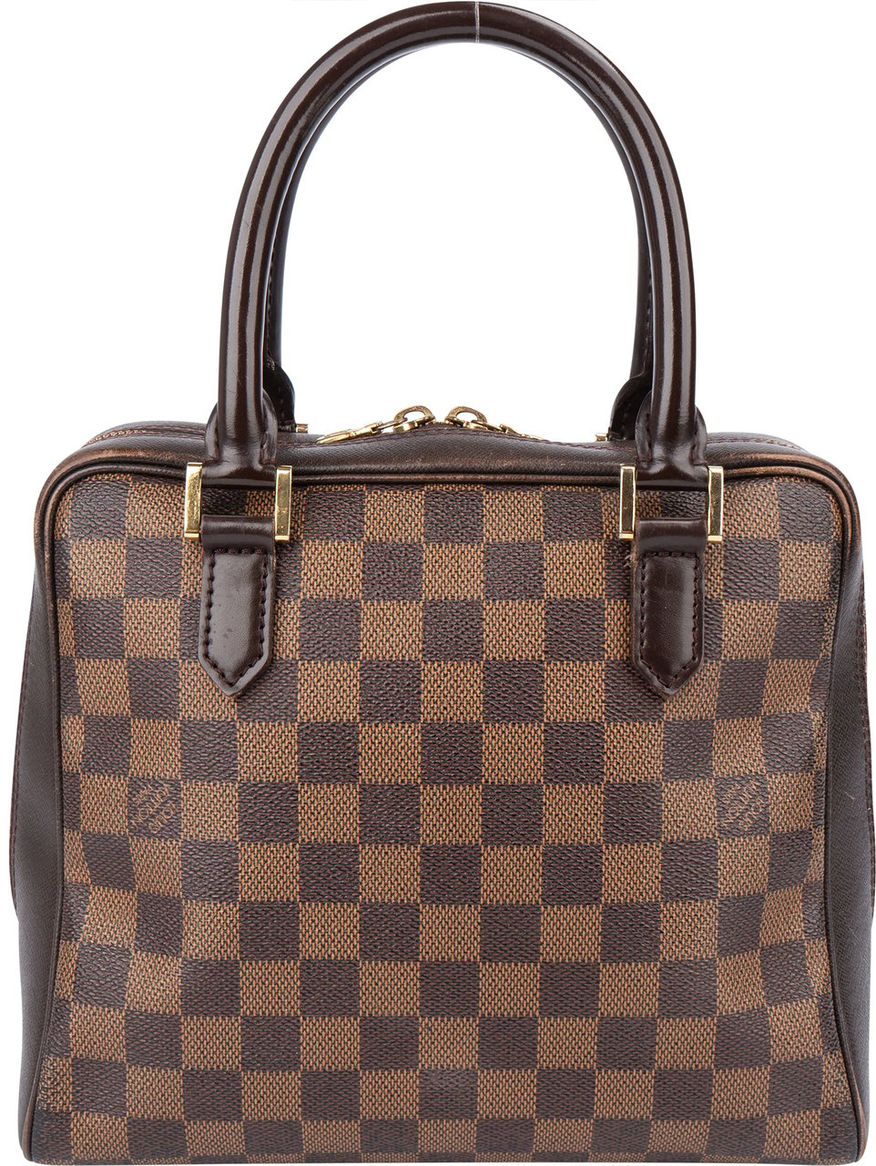 Louis Vuitton Damier Ebene Monogram Brera Handbag Bruin