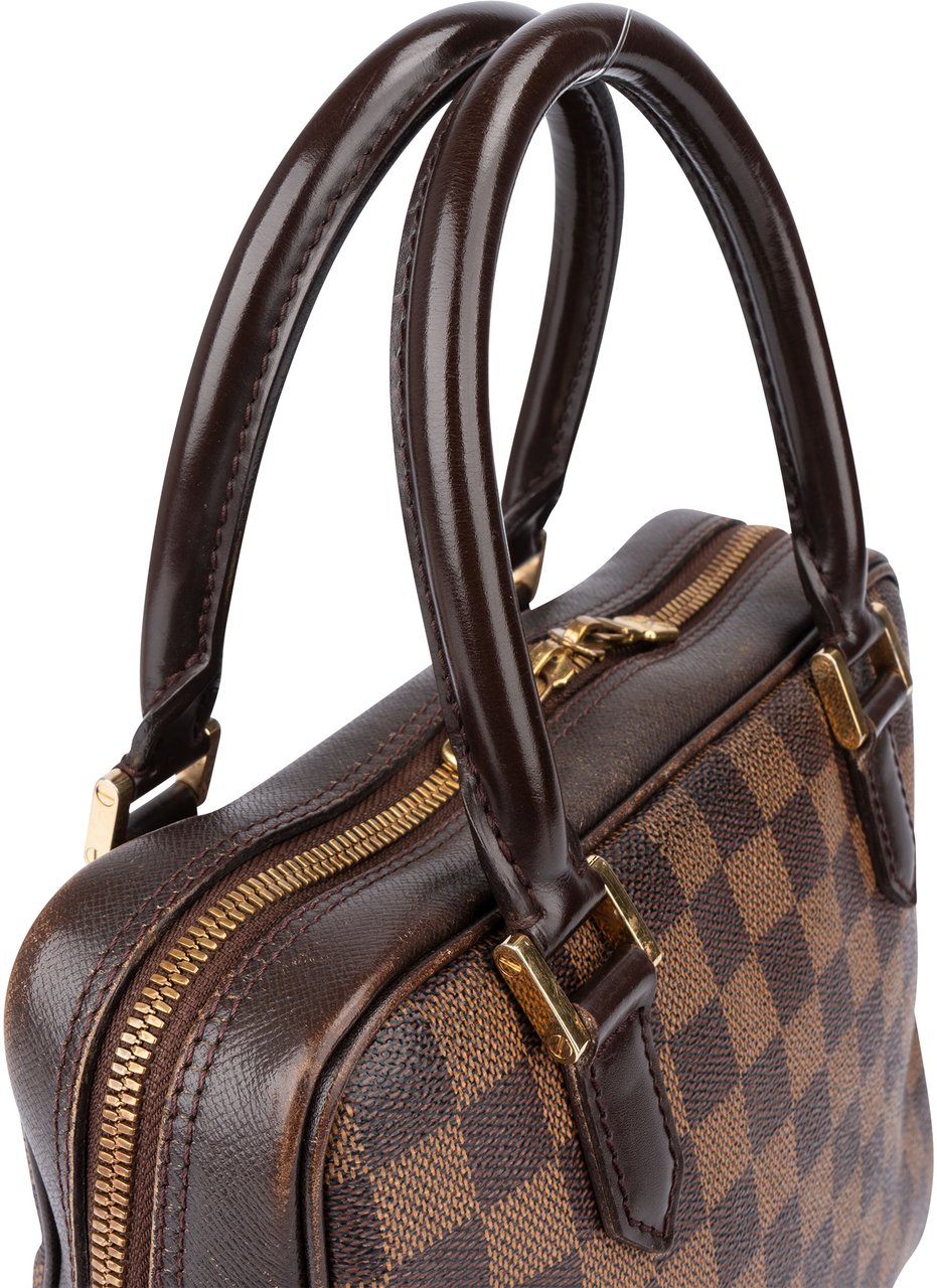 Louis Vuitton Damier Ebene Monogram Brera Handbag Bruin