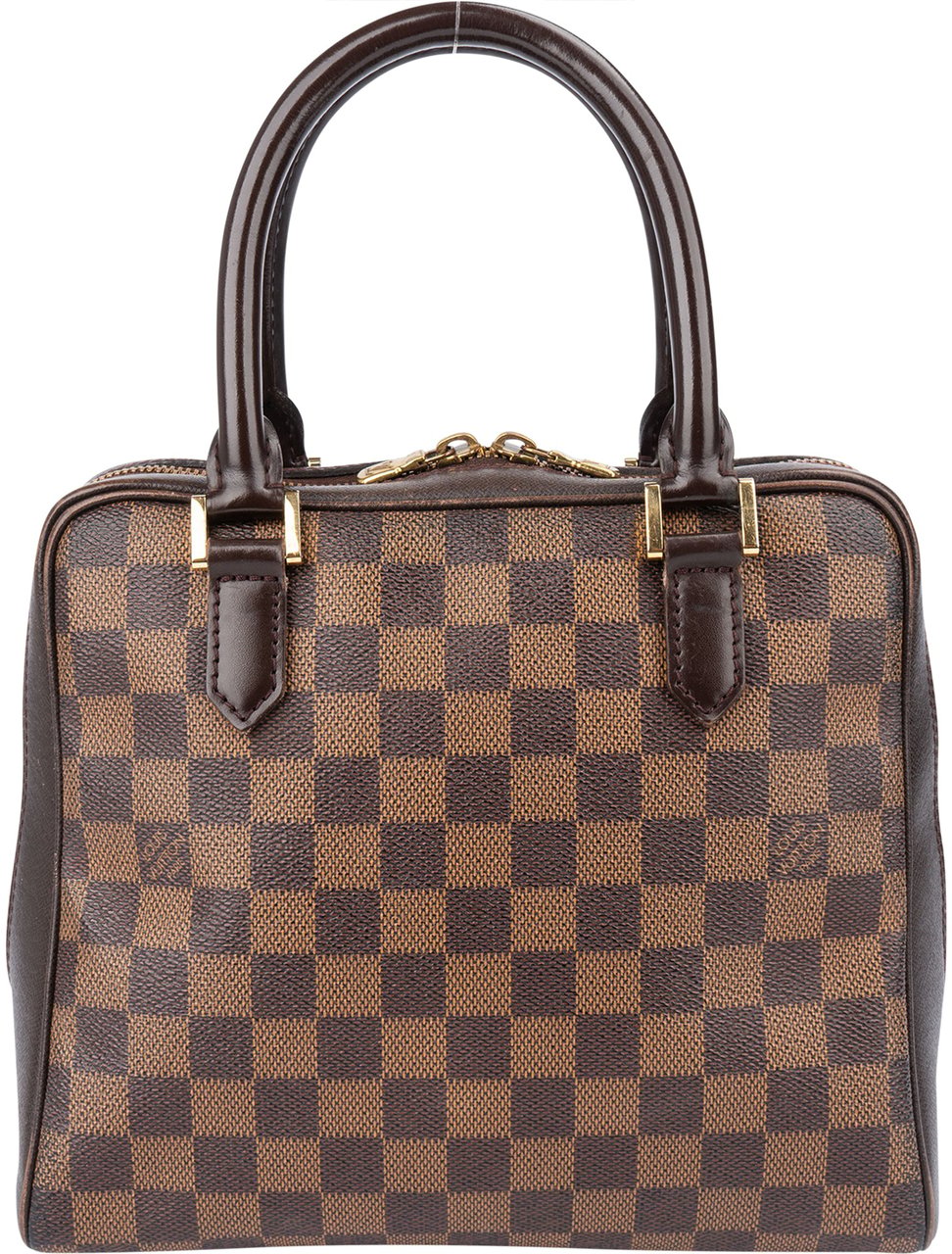 Louis Vuitton Damier Ebene Monogram Brera Handbag Bruin
