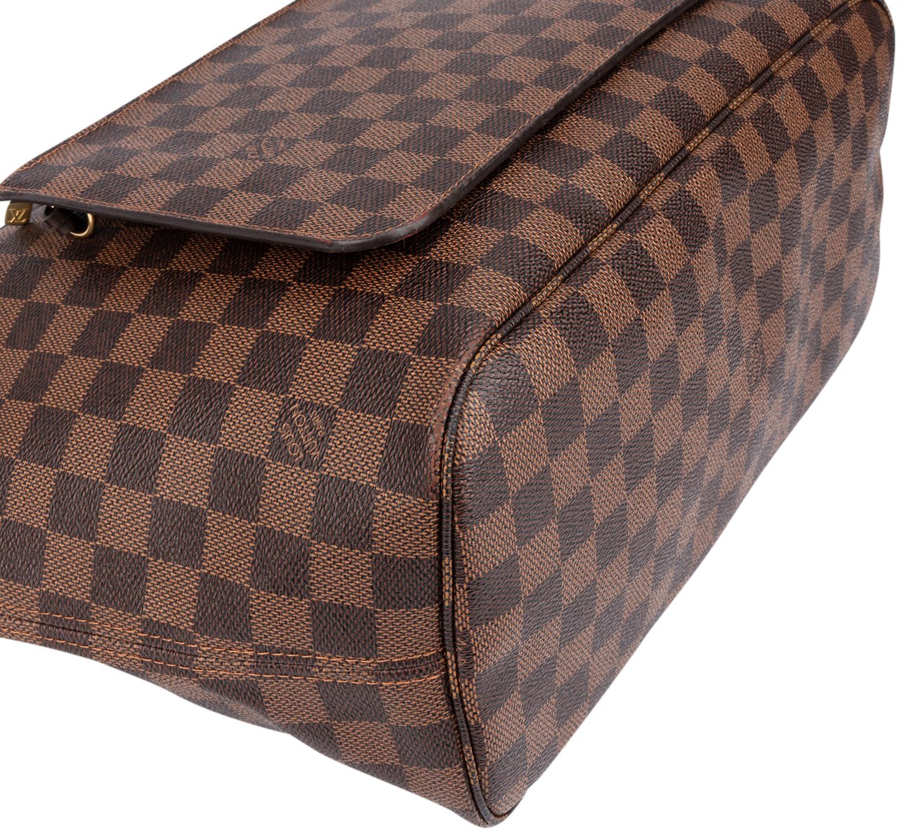Louis Vuitton Louis Vuitton Damier Ebene Monogram Neverfull MM Shopper Handbag Bruin