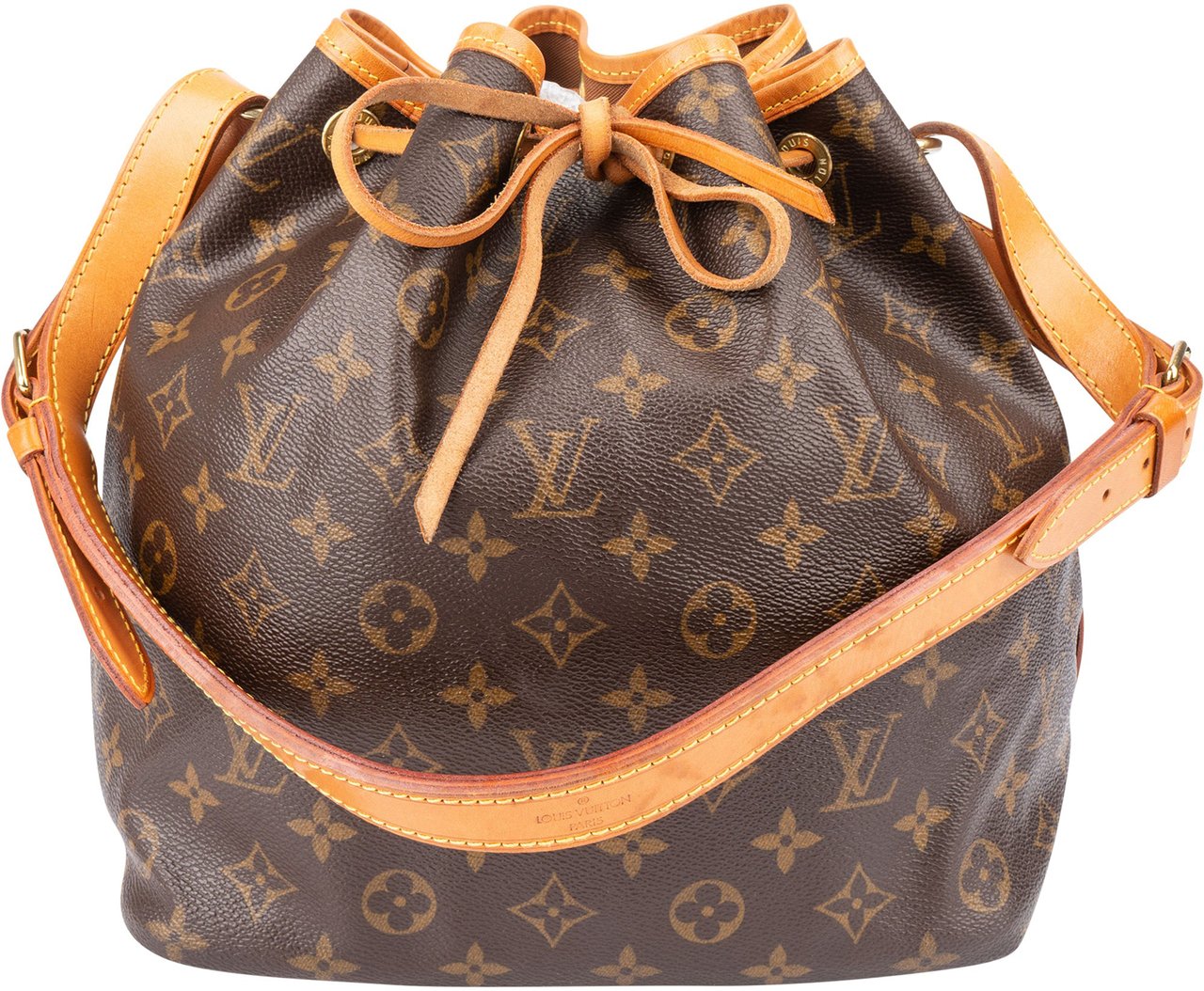 Louis Vuitton Louis Vuitton Canvas Monogram Sac Noe Petit Shoulder Bag Bruin