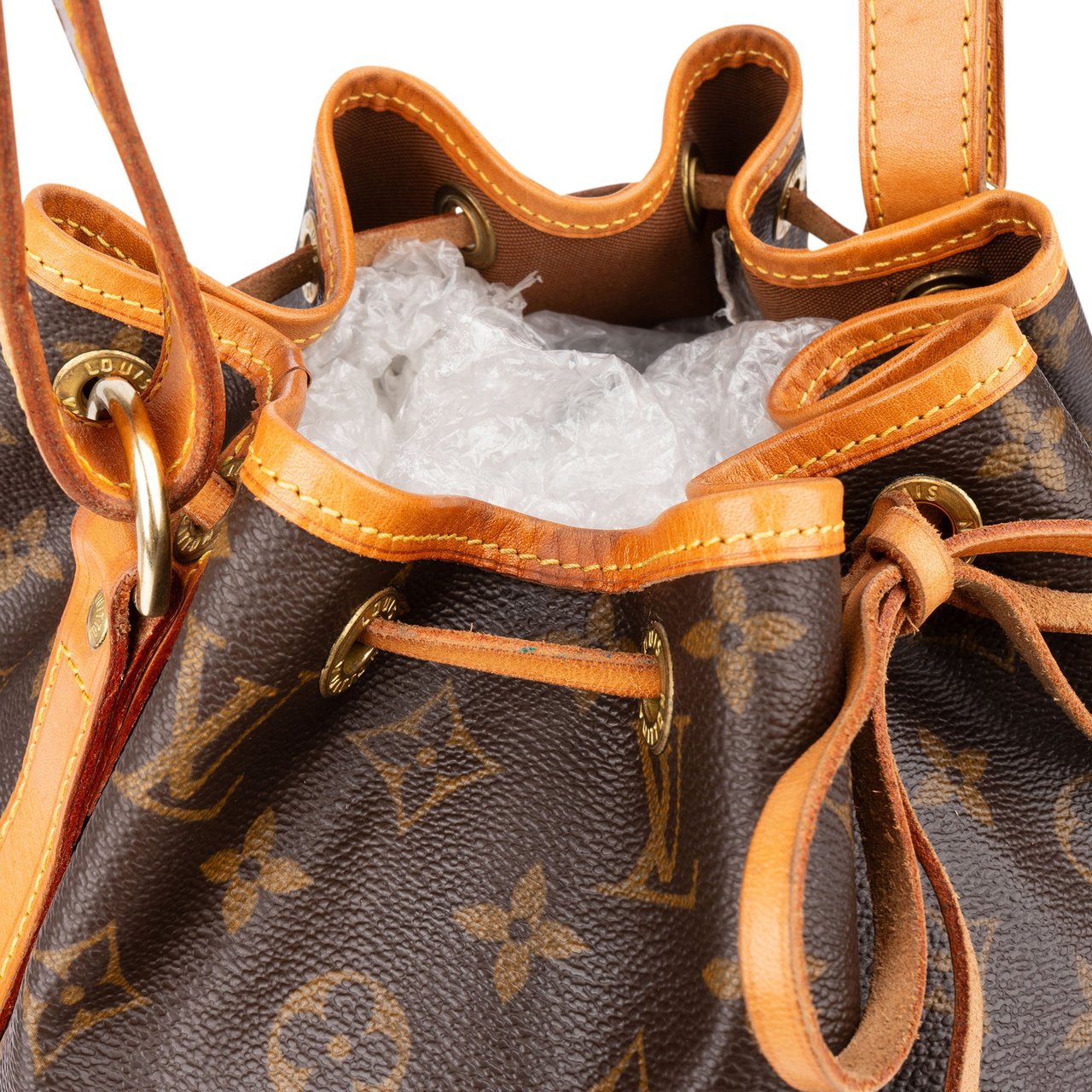 Louis Vuitton Louis Vuitton Canvas Monogram Sac Noe Petit Shoulder Bag Bruin