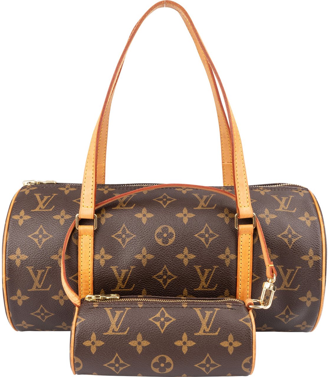Louis Vuitton Louis Vuitton Canvas Monogram Papillon Set Handbag Bruin