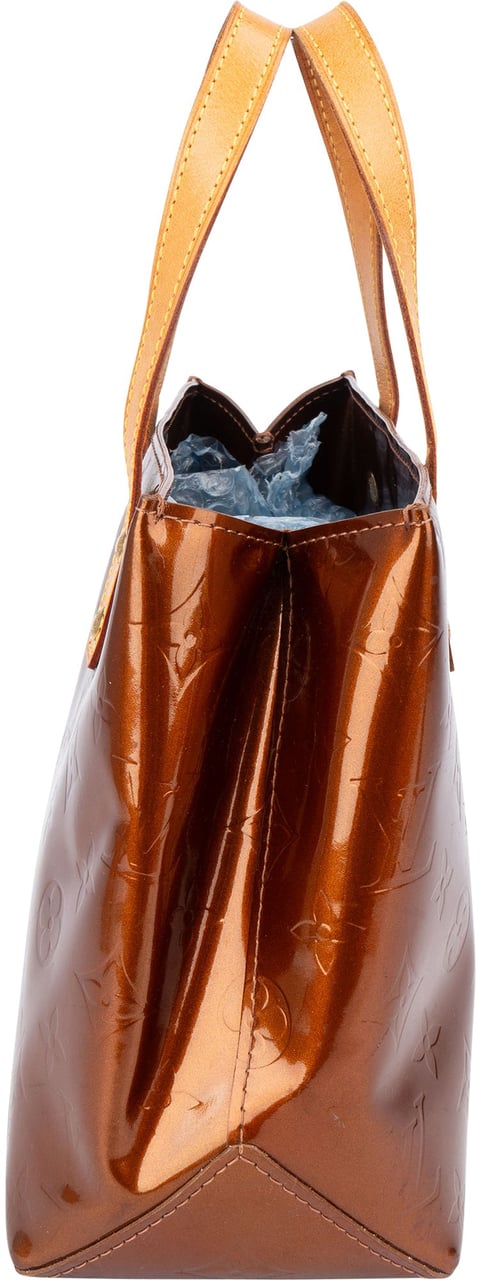 Louis Vuitton Louis Vuitton Vernis Monogram Reade PM Handbag Bruin