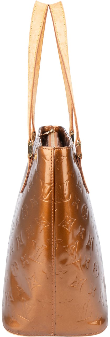 Louis Vuitton Louis Vuitton Vernis Monogram Houston Handbag Bruin