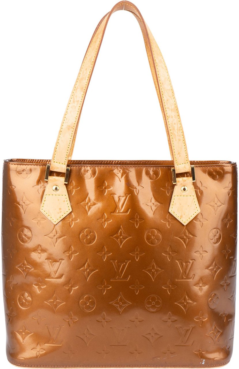 Louis Vuitton Louis Vuitton Vernis Monogram Houston Handbag Bruin