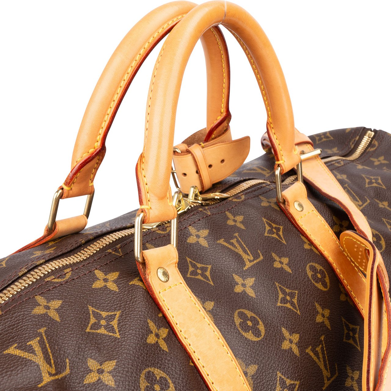 Louis Vuitton Louis Vuitton Canvas Monogram Keepall 60 Bandouliere Bruin