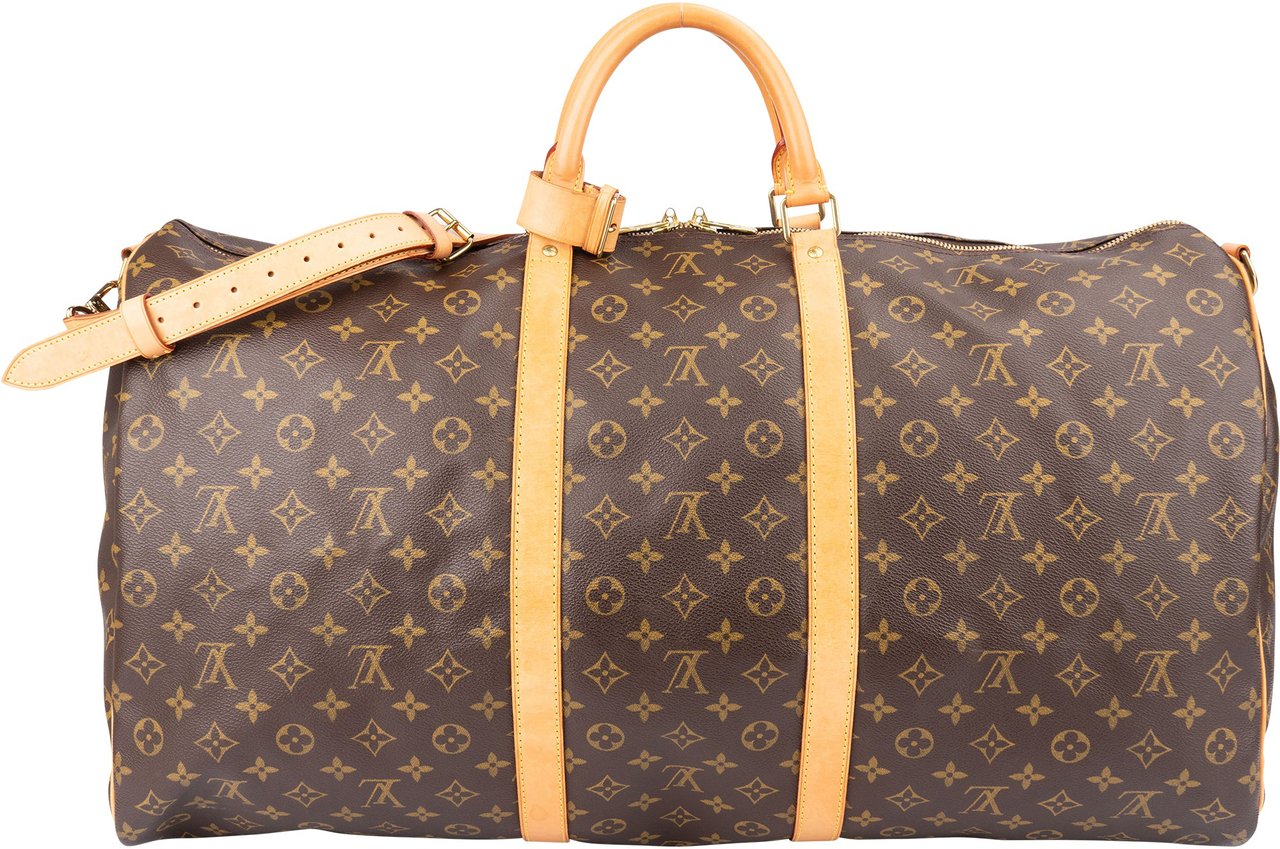 Louis Vuitton Louis Vuitton Canvas Monogram Keepall 60 Bandouliere Bruin
