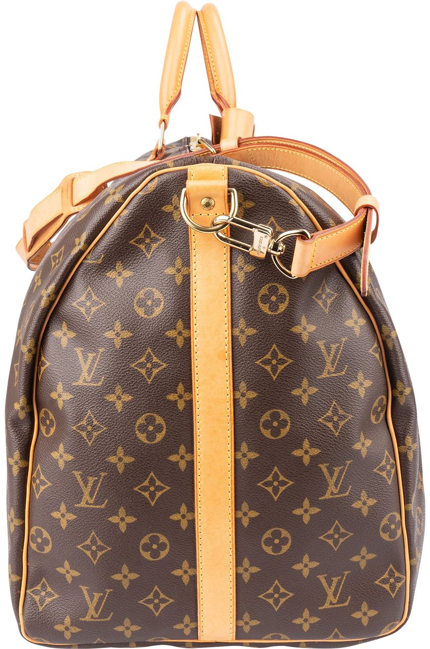 Louis Vuitton Louis Vuitton Canvas Monogram Keepall 60 Bandouliere Bruin