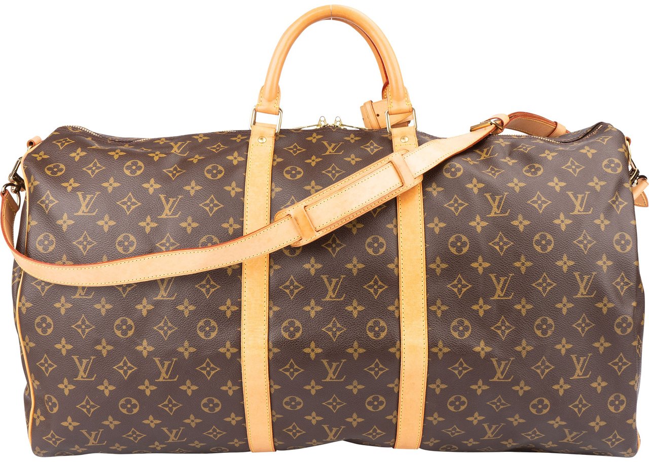 Louis Vuitton Louis Vuitton Canvas Monogram Keepall 60 Bandouliere Bruin