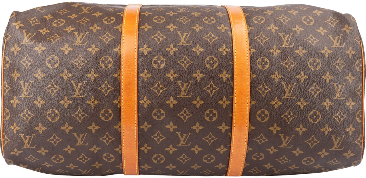Louis Vuitton Louis Vuitton Canvas Monogram Sac Souple 55 Travel Bag Bruin