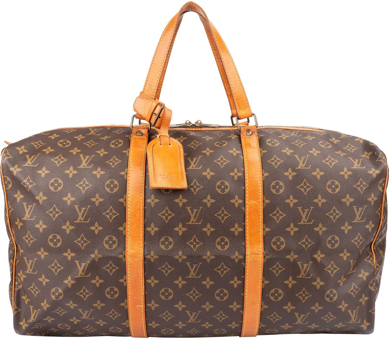 Louis Vuitton Louis Vuitton Canvas Monogram Sac Souple 55 Travel Bag Bruin