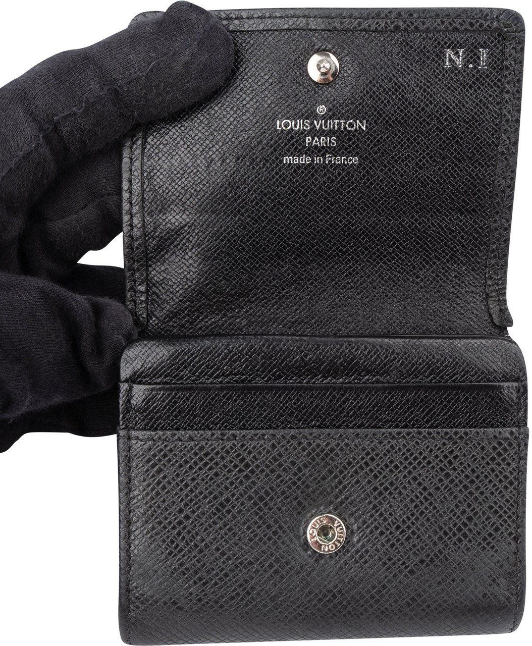 Louis Vuitton Louis Vuitton Taiga Leather Mini Wallet Divers